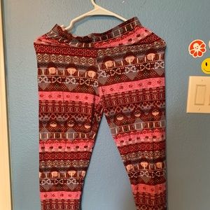 Capri patterned leggings